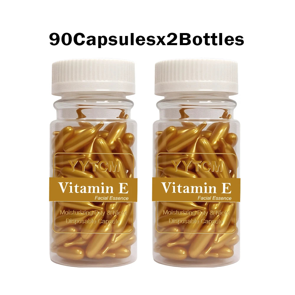 Vitamin E Glow Capsules – Hydrating Face Serum (90 Capsules)