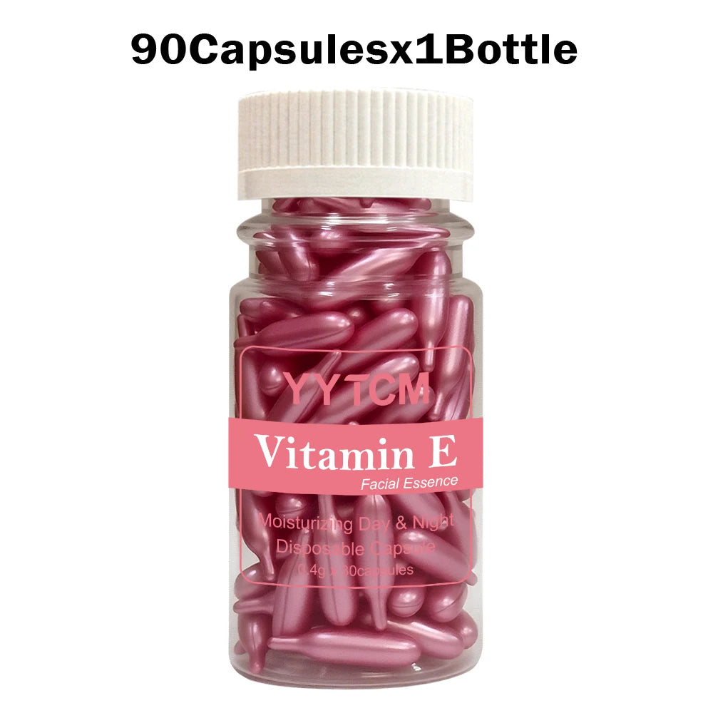 Vitamin E Glow Capsules – Hydrating Face Serum (90 Capsules)