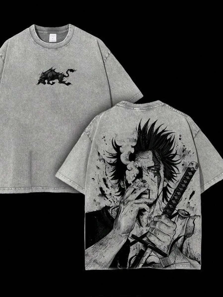 T-shirt Graphique Yami Sukehiro – Black Clover | Coton Premium