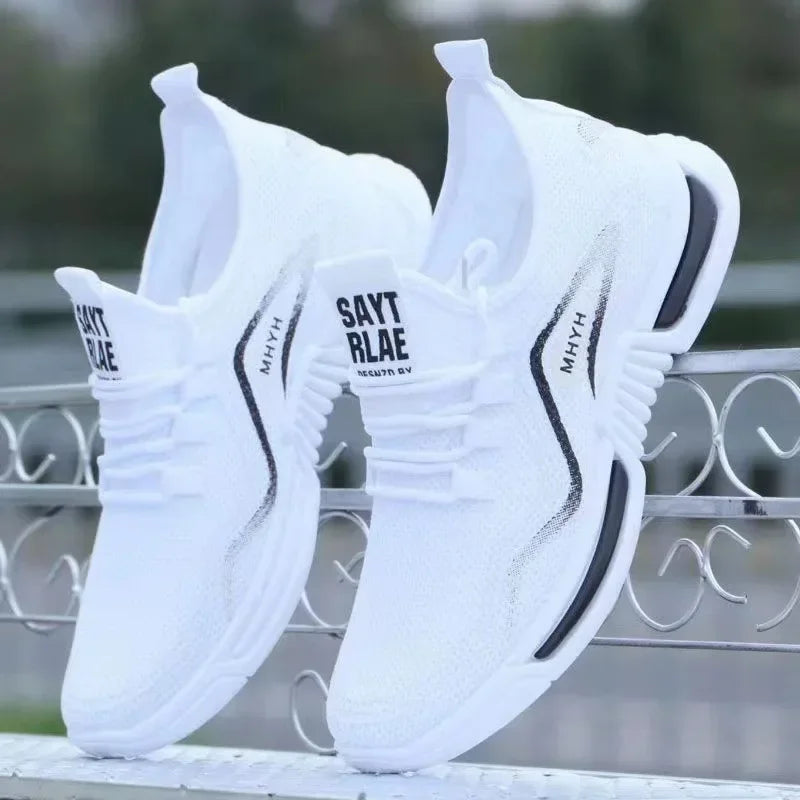 Sneakers Blanches Légères – Chaussures Sport & Running Respirantes