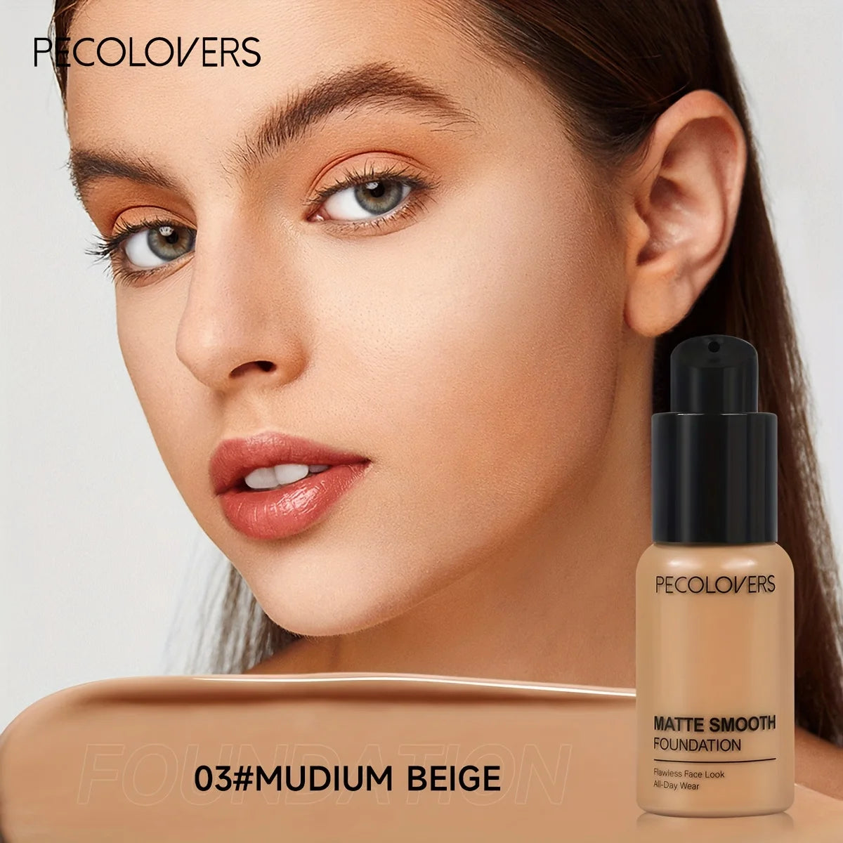 Fond de Teint Liquide Matte – Couvrant & Waterproof Toutes Carnations