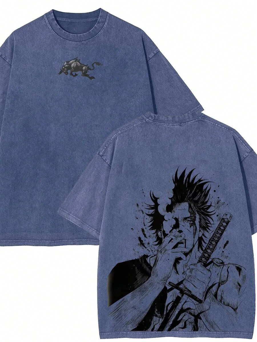 T-shirt Graphique Yami Sukehiro – Black Clover | Coton Premium