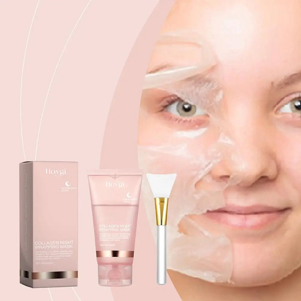 Masque de Nuit Coréen Collagène – Hydratation Profonde & Anti-Rides 75ml
