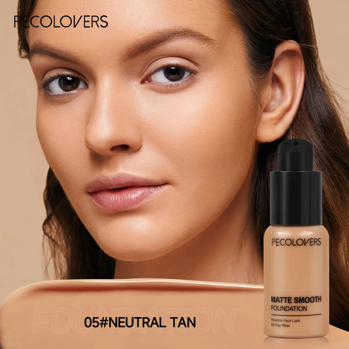 Fond de Teint Liquide Matte – Couvrant & Waterproof Toutes Carnations