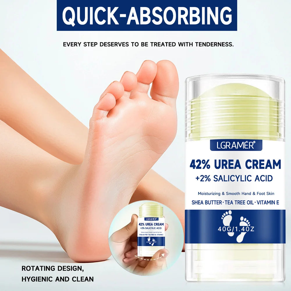 Crème Pieds & Mains Urée 42% – Hydratation Intense Peaux Sèches