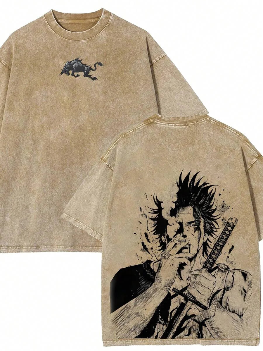 T-shirt Graphique Yami Sukehiro – Black Clover | Coton Premium