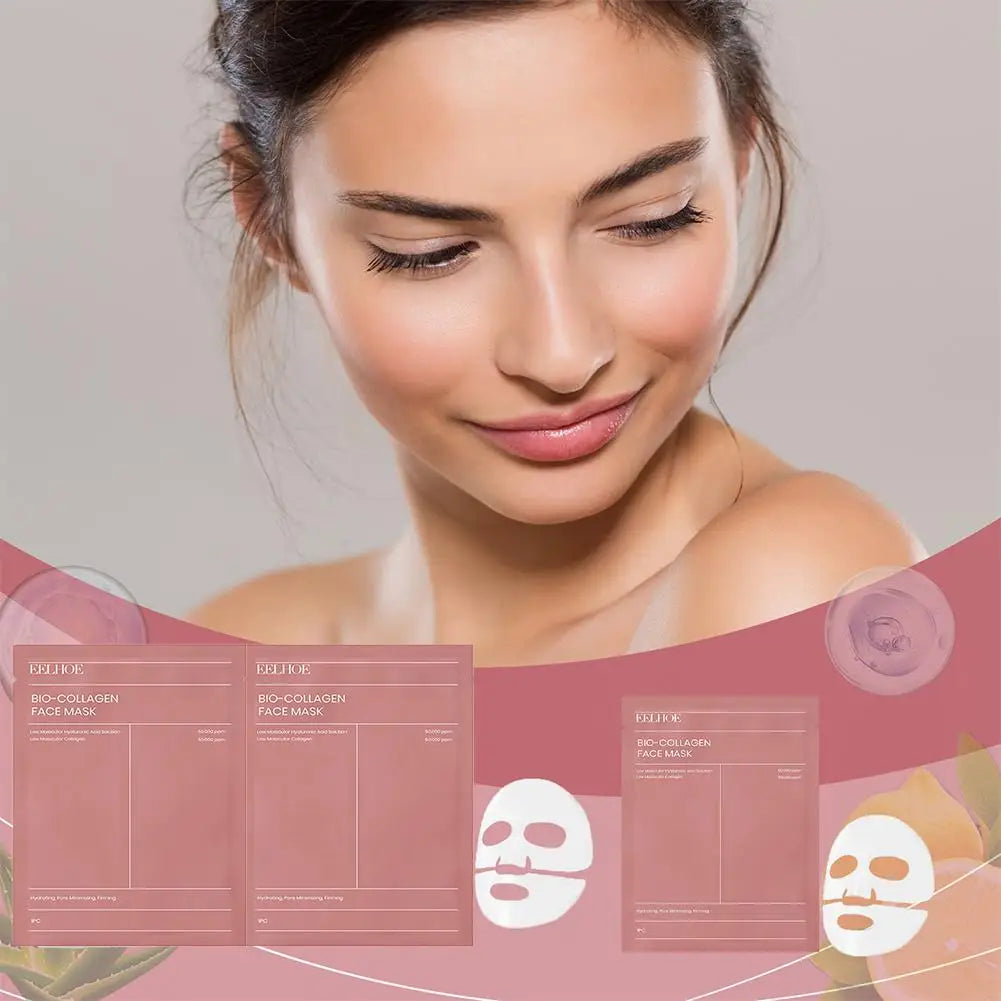 Masque Visage Bio Collagène – Hydratation Intense & Pores Resserrés