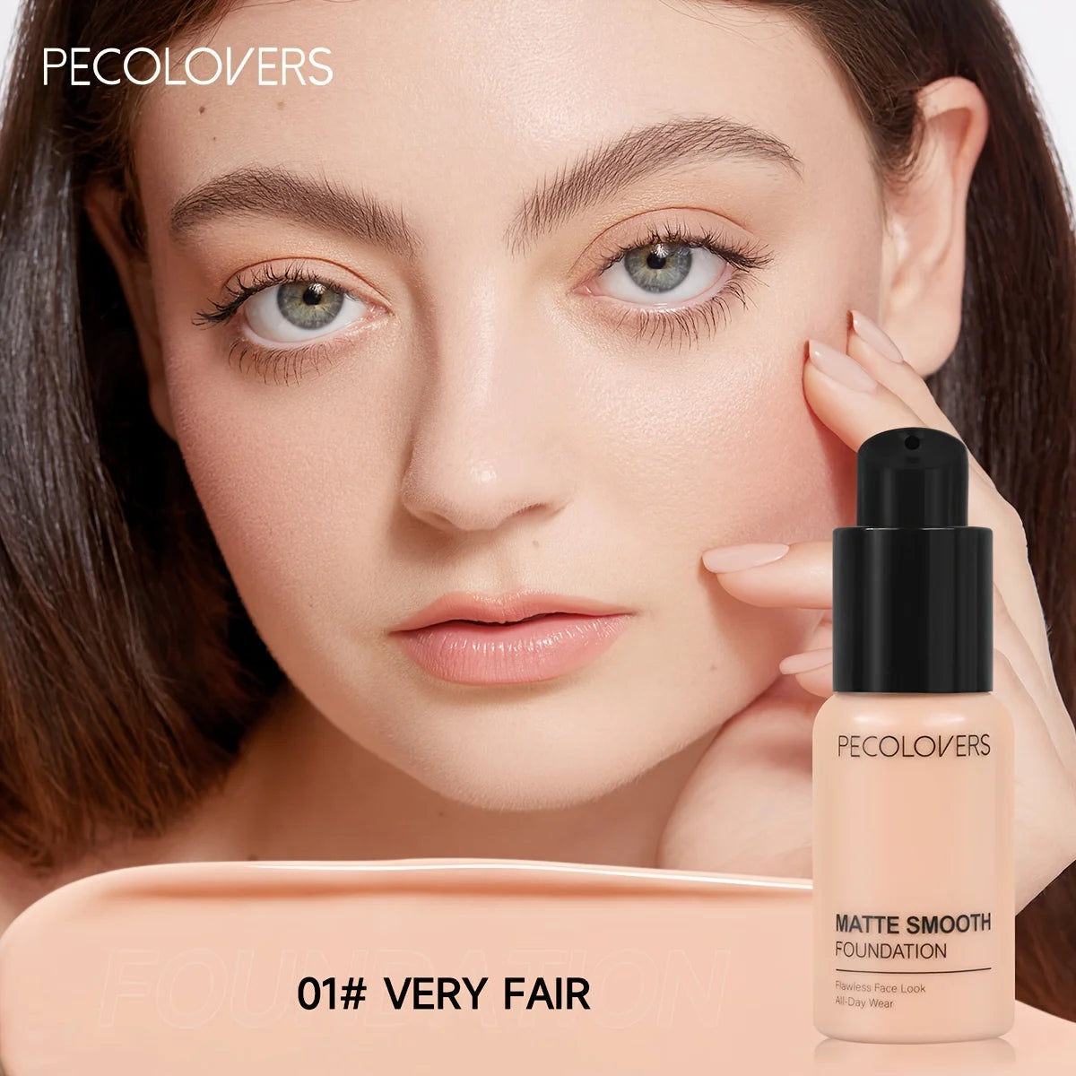 Fond de Teint Liquide Matte – Couvrant & Waterproof Toutes Carnations