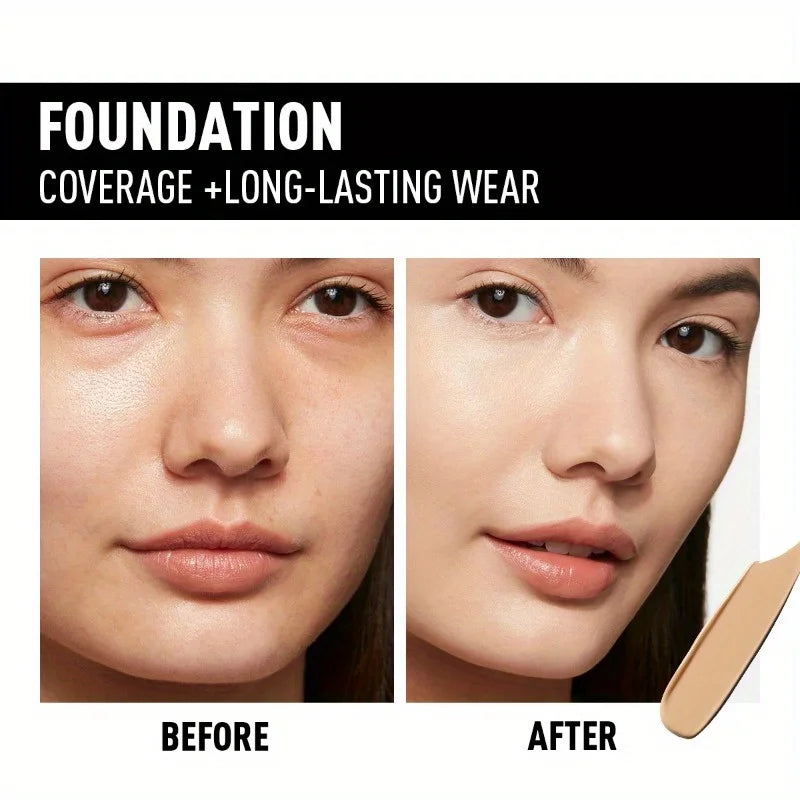 Fond de Teint Liquide Matte – Couvrant & Waterproof Toutes Carnations